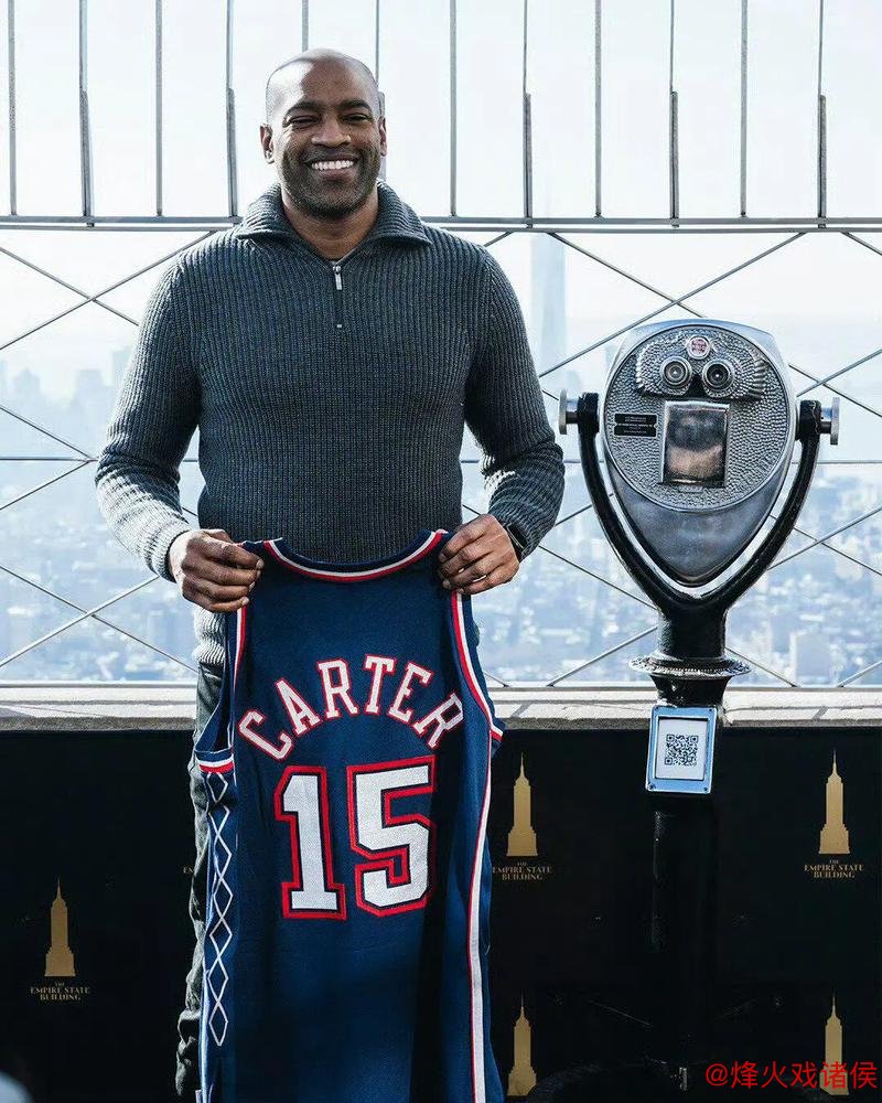 卡特感慨篮网退役球衣：梦想实现 感恩在心